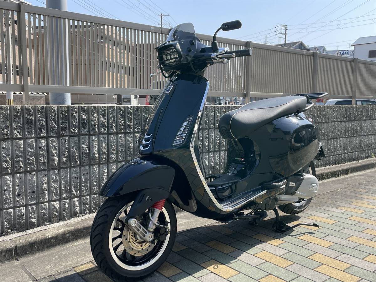 Vespa Sprint 150 ABS ベスパ スプリント150 ブラック ちょい悪カスタム車両！しぶーい 大阪　寝屋川から_画像1