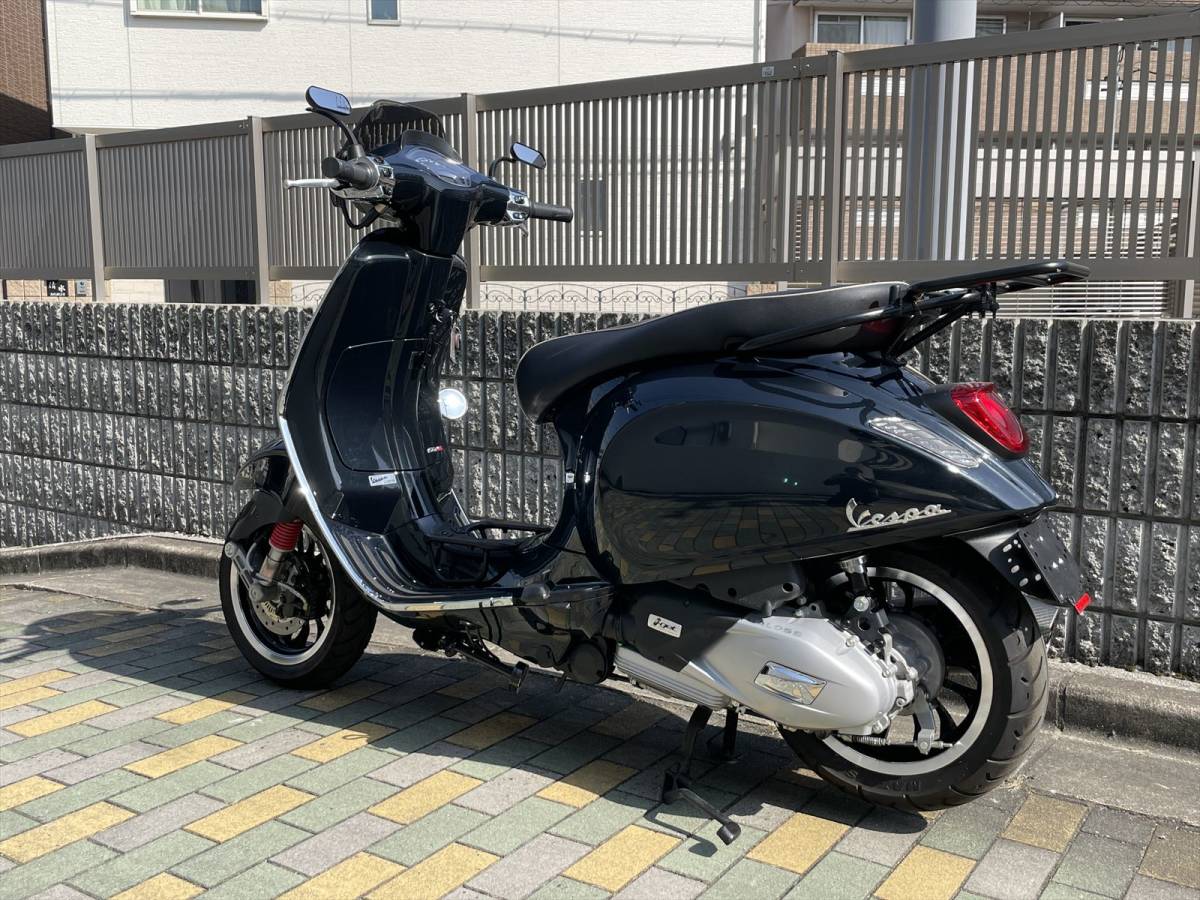 Vespa Sprint 150 ABS ベスパ スプリント150 ブラック ちょい悪カスタム車両！しぶーい 大阪　寝屋川から_画像6