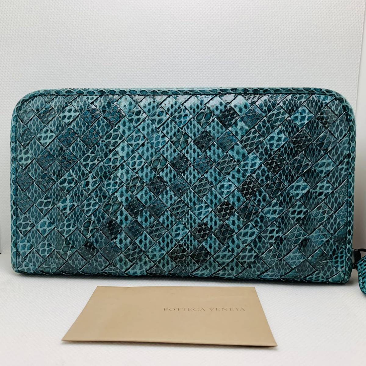 かない 【新品同様】ボッテガヴェネタ BOTTEGA VENETA ラウンド