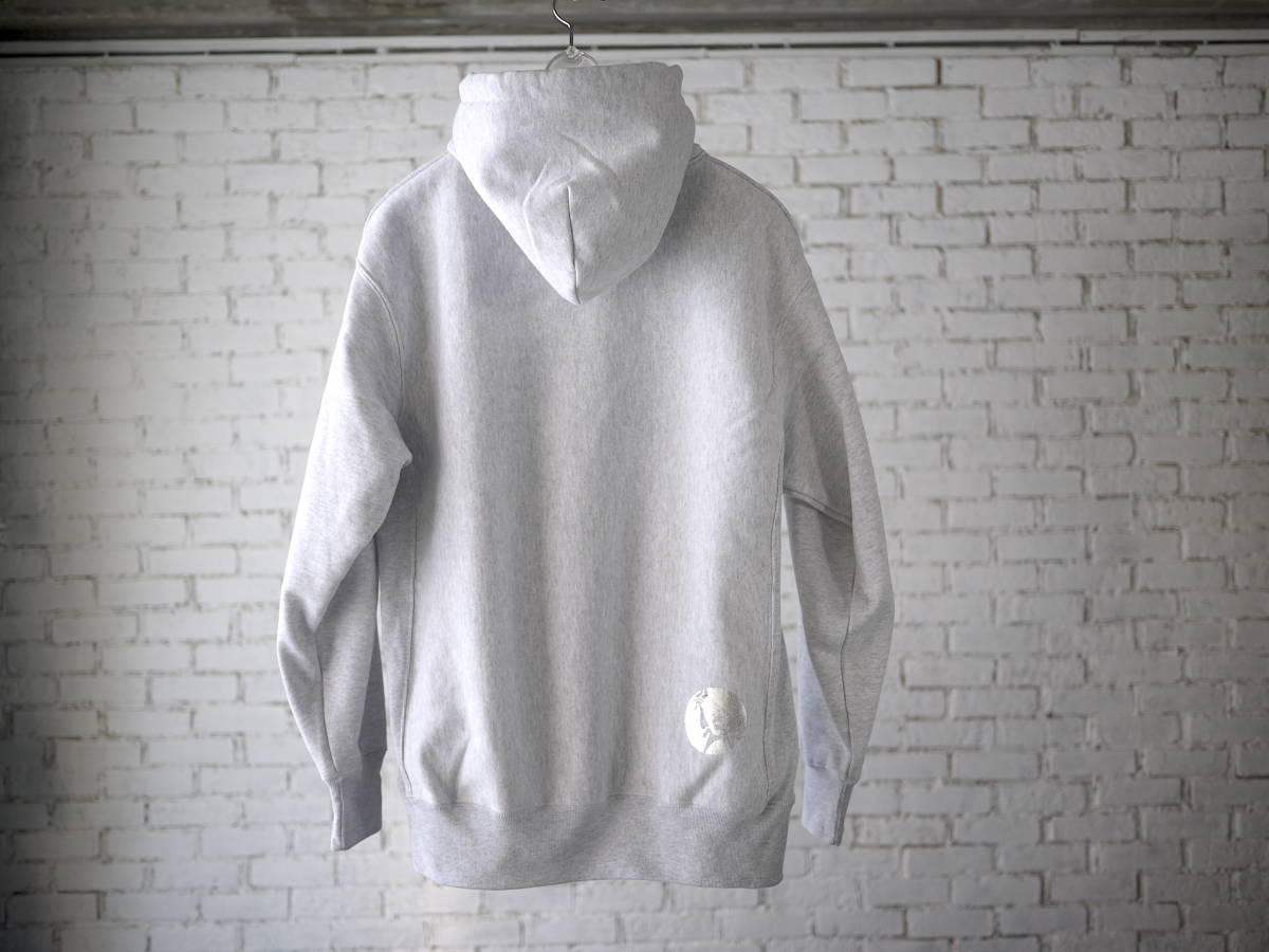 SEAL限定商品】 最新 1点のみ NY購入 heather gray circle''/light Liberty of ''Statue  WEAVE REVERSE HOODIE HEAVYWEIGHT 上質コットン仕様/L//CAMPIONE Lサイズ 