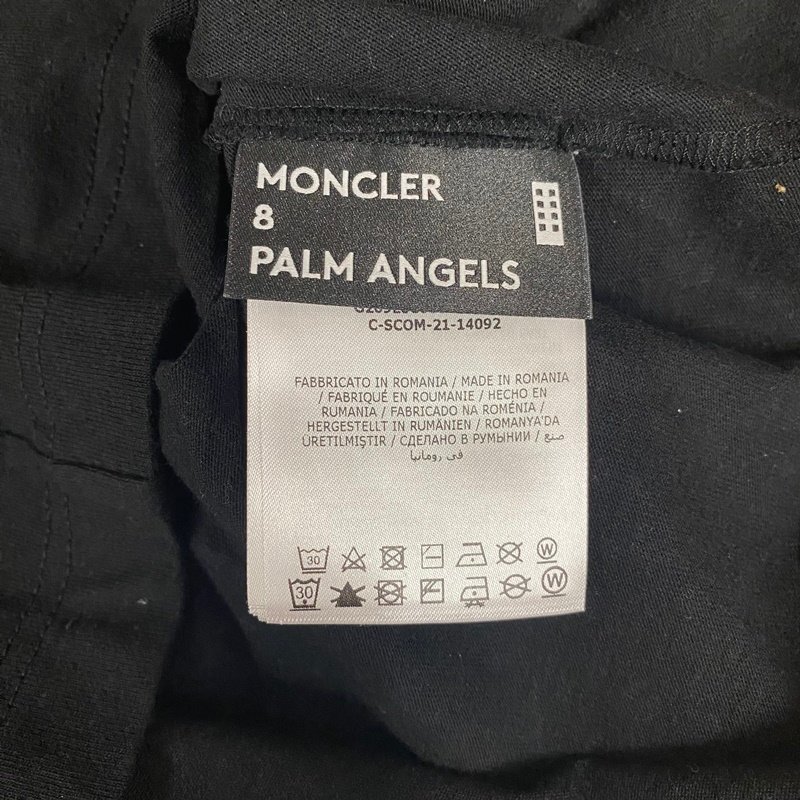 【中古】MONCLER Tシャツ G209L8C00005＜衣服＞ PALM ANGELS モンクレール サイズM ブランド 服の画像5