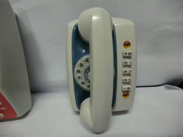  not for sale Showa Retro Japan electro- confidence telephone . company Novelty 5 point set telephone figure 