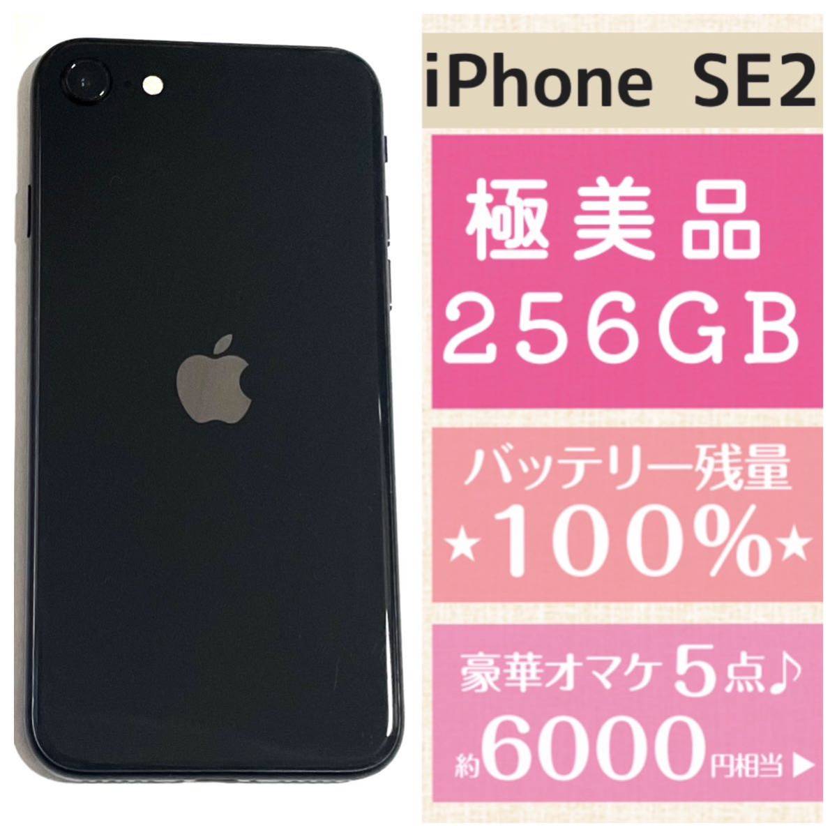 りします 極美品☆超キレイ☆新品バッテリー☆大容量256GB☆iPhone SE2