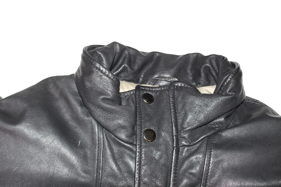 VINTAGE EDDIE BAUER LEATHER DOWN JACKET SIZE M | infamous.gg