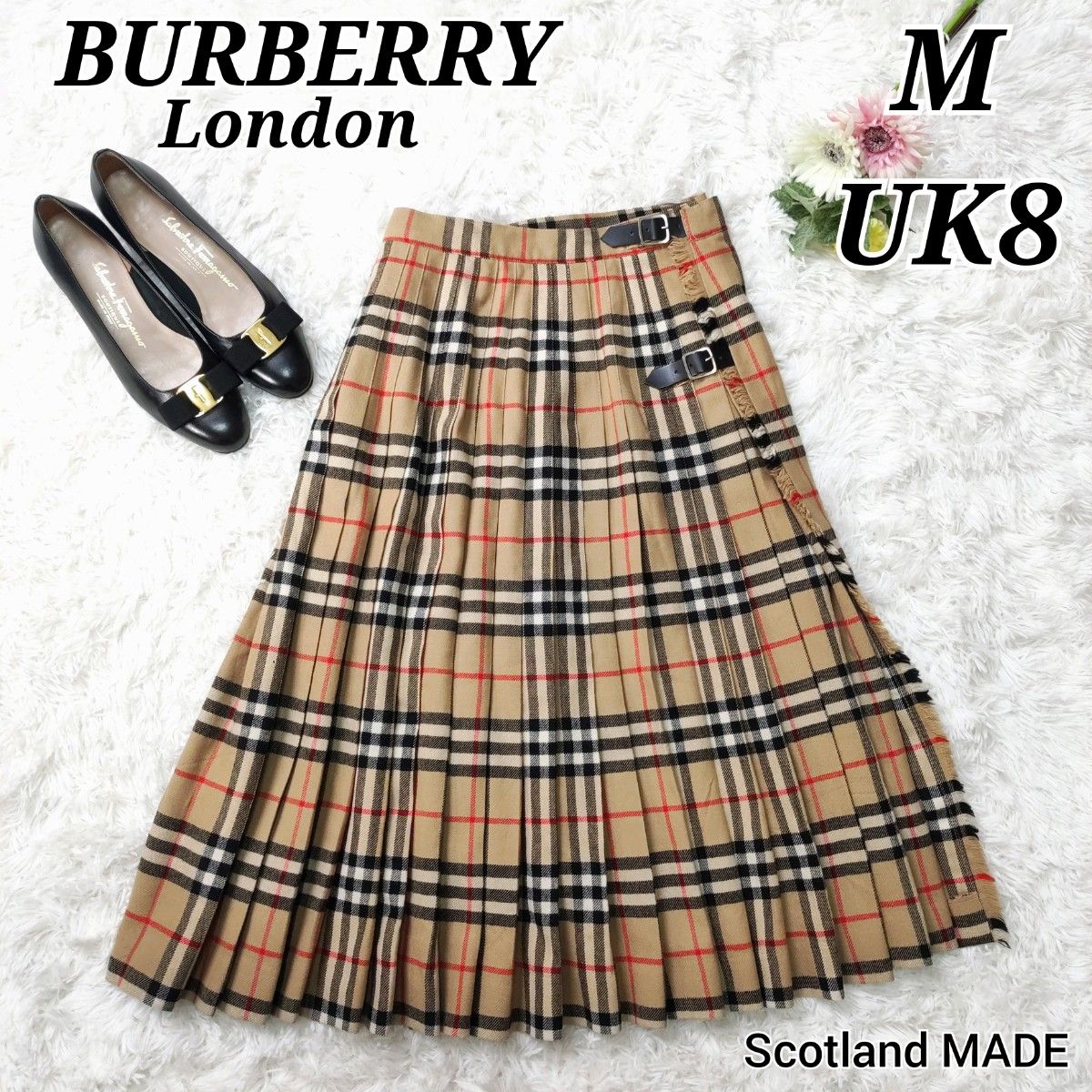 格安NEW】 BURBERRY - バーバリーBurberry ノバチェック スカートの