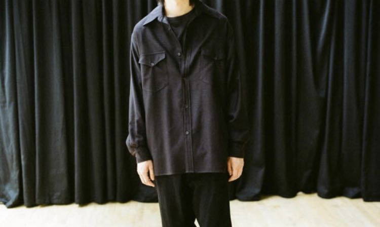 試着のみ】COMOLI 22aw ウールモールスキン ワークシャツ www