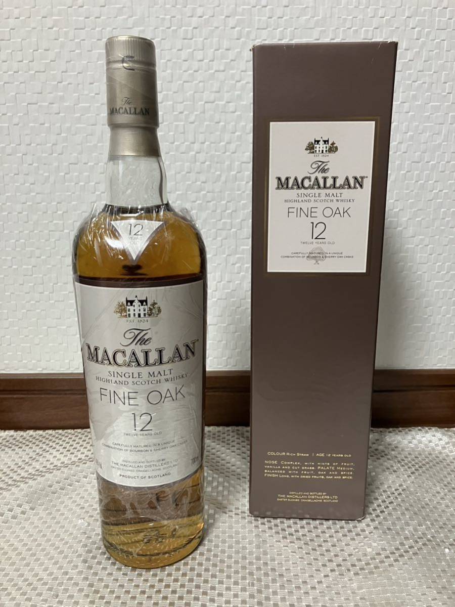 希少-12年表記】MACALLAN マッカラン 12年 ファインオーク サントリー