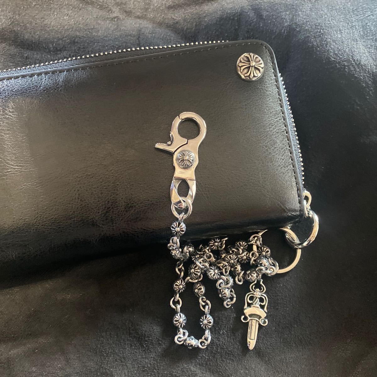 ハンドメイド クロス長財布 小銭入れ 革財布 喜平 クロスボール ハンドメイド クロス長財布 小銭入れ 革財布 喜平 クロスボール
