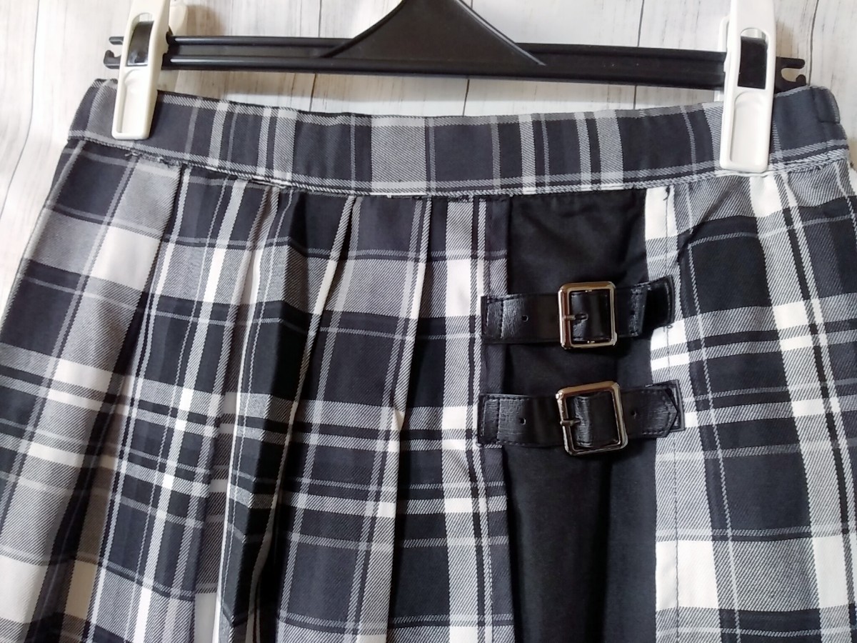 * new goods * L short pants LAP skirt dark gray series check long SUREVE common common 