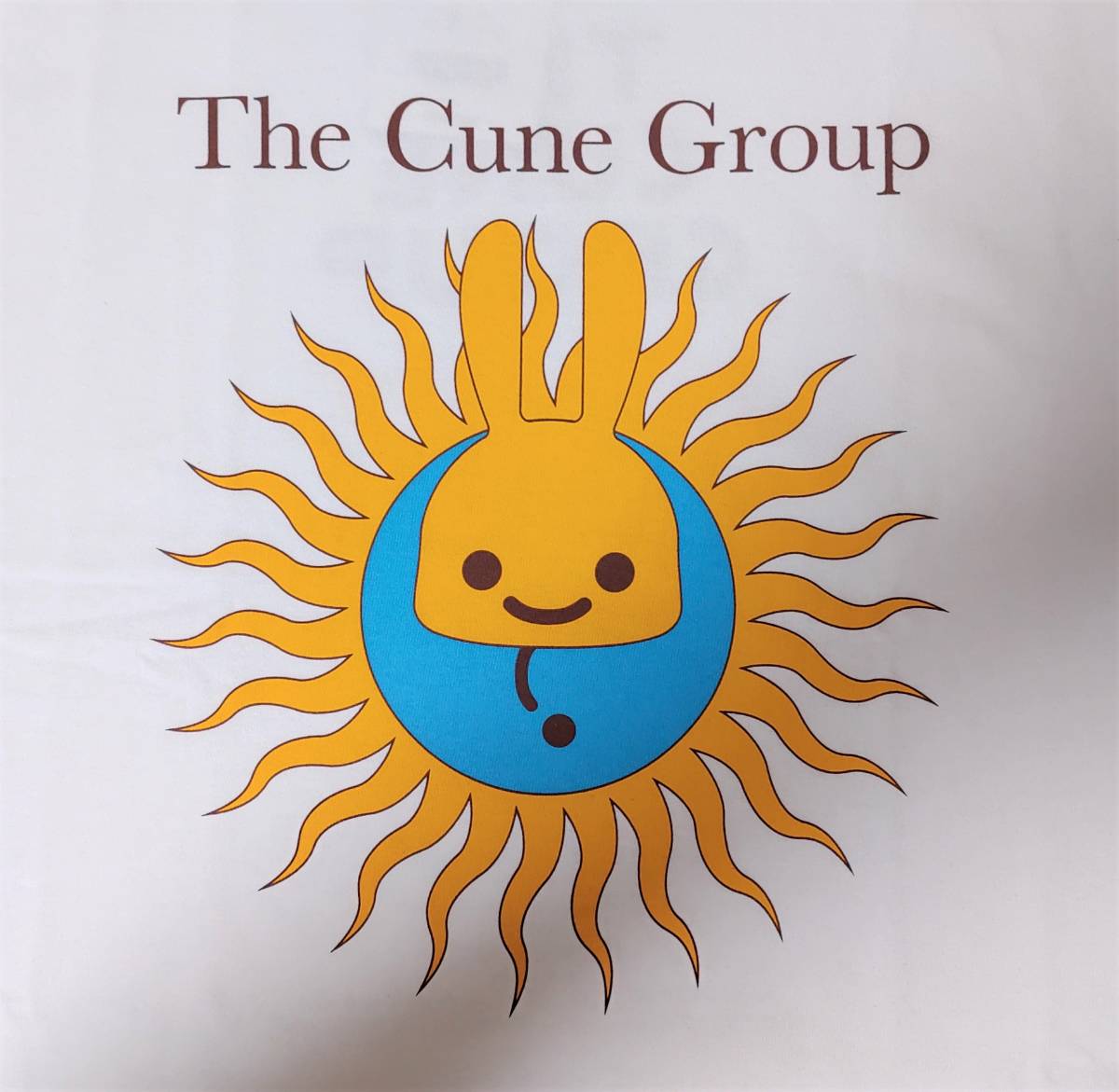 2022 架空バンド CUNE Tシャツ 丸首 半袖 白『THE CUNE GROUP Tee KC』前後プリント XL・実測身幅約60cm※未試着品/未使用品/商品タグ付き