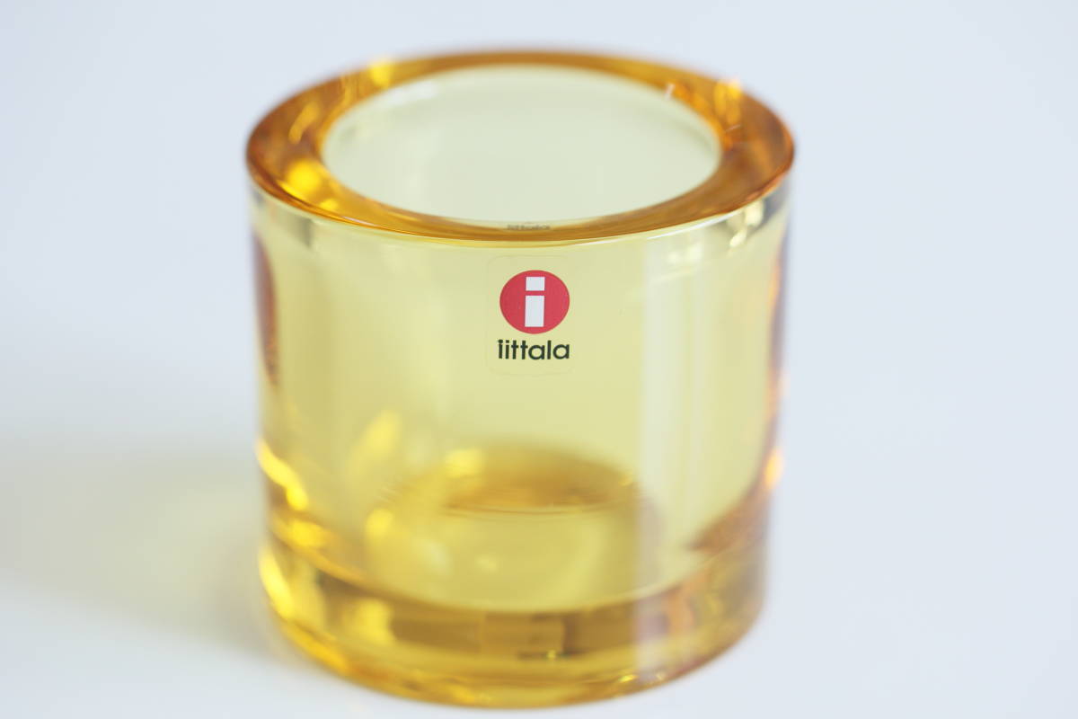 30385 kivi イエロー　イッタラ　iittala 廃番　キャンドルホルダー