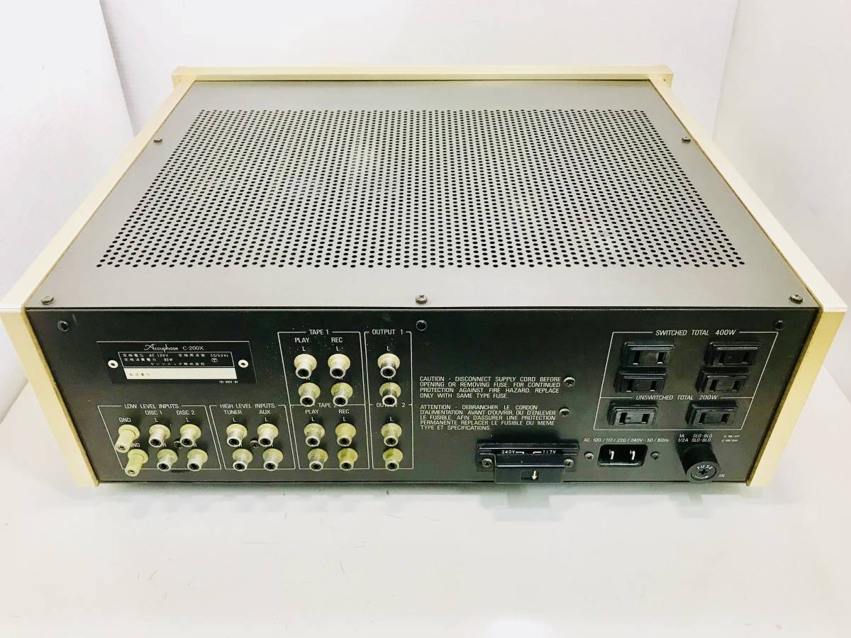  operation goods Accuphase Accuphase control amplifier C-200X