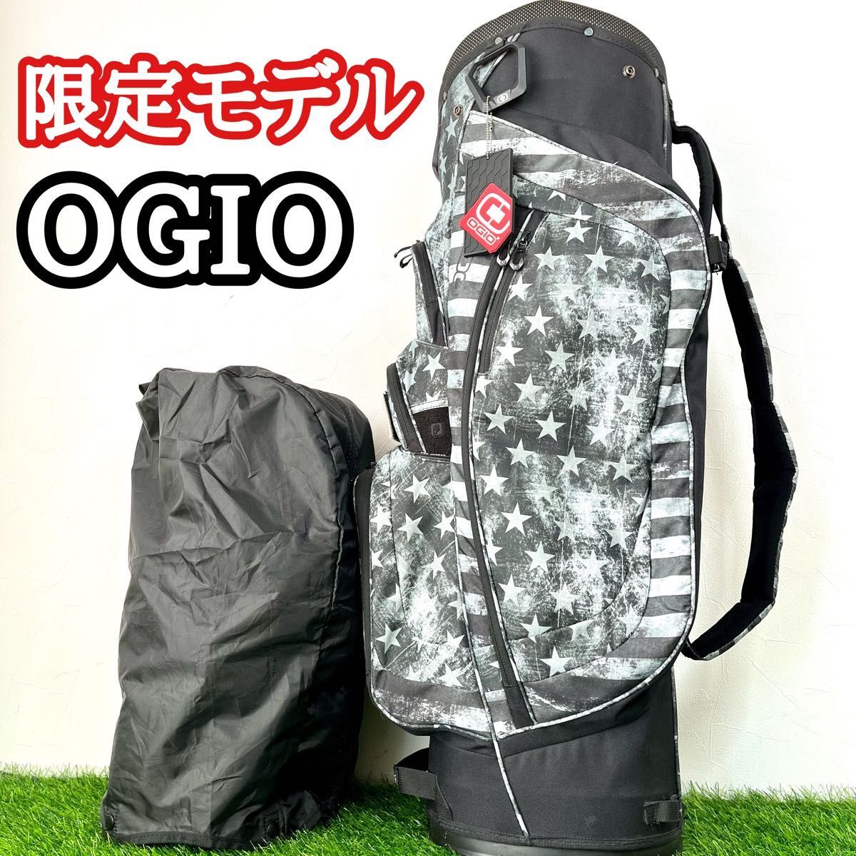 限定モデル OGIO オジオ 軽量 キャディバッグ カートタイプ 星条旗