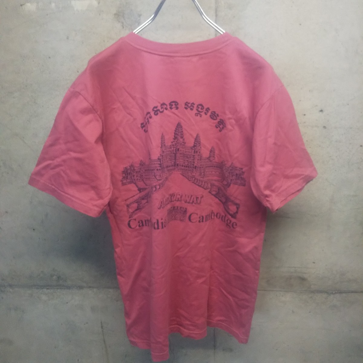 90s スーベニア Tシャツ M アンコールワット カンボジア 古着 used 半袖 ビンテージ ヴィンテージ _画像1