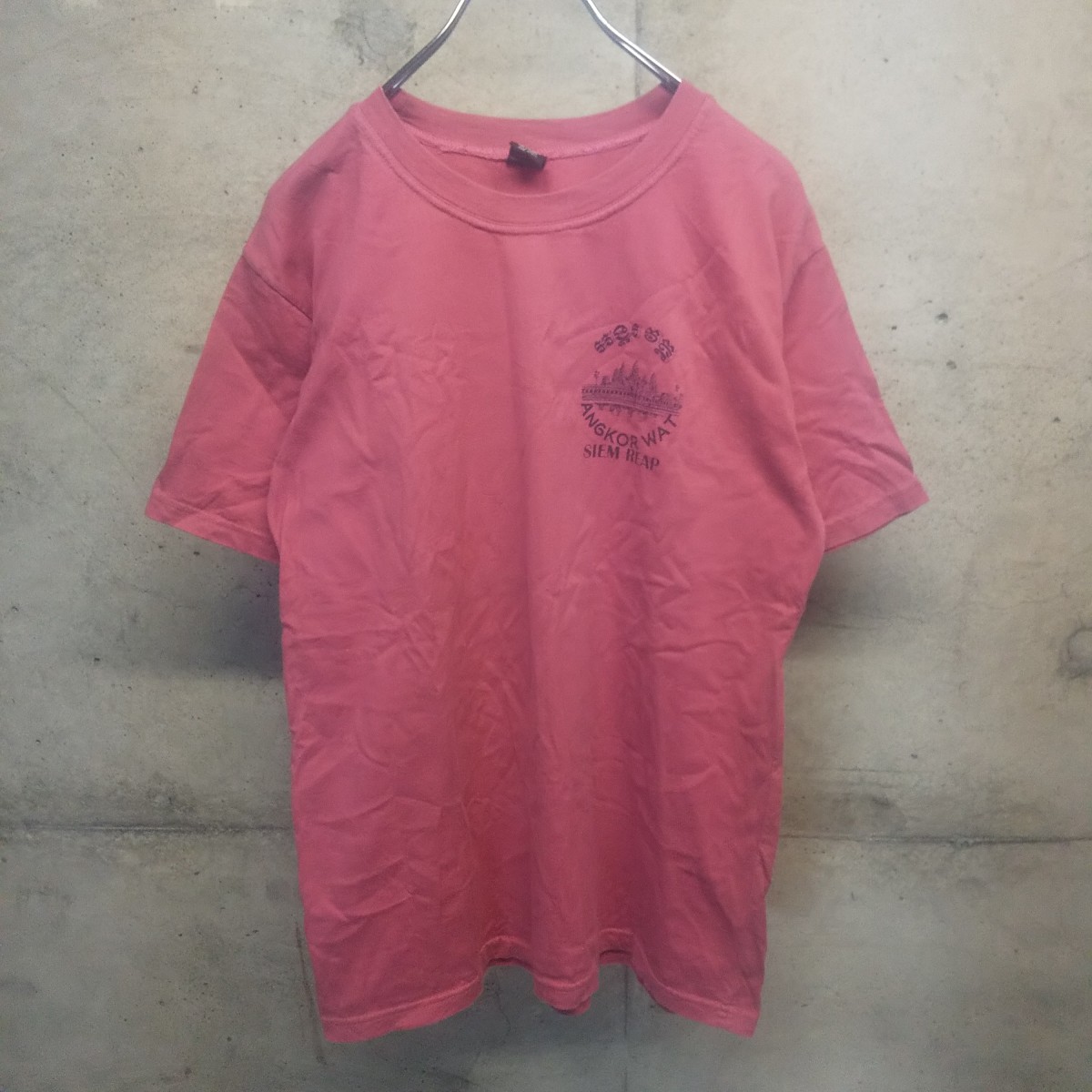 90s スーベニア Tシャツ M アンコールワット カンボジア 古着 used 半袖 ビンテージ ヴィンテージ _画像2