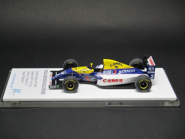 Tameo 完成品 1/43 ウィリアムズ ルノー Williams Renault FW15C A.Prost プロスト Winner 1993 南アフリカGPの画像7