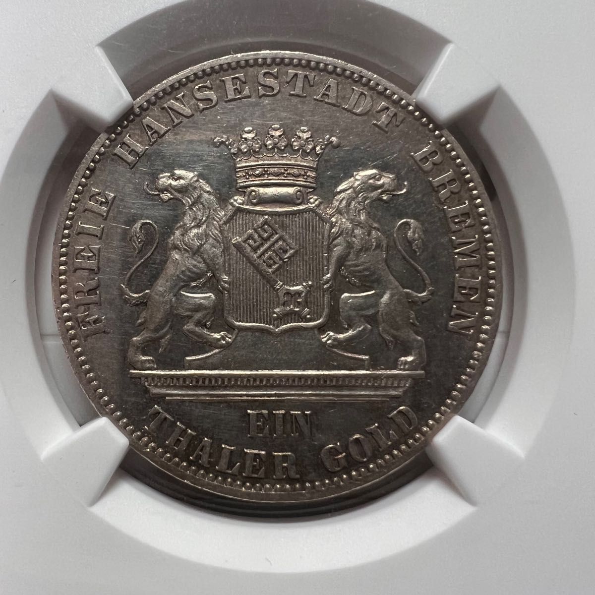1865年 ドイツ ブレーメン 射撃祭 ターラー 銀貨 | keramorosso.com
