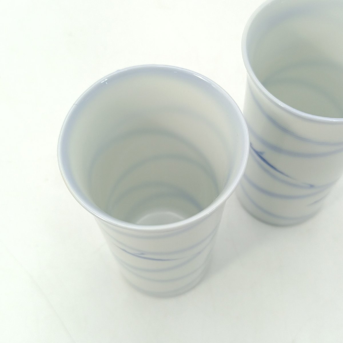 たち吉 タンブラー 5客セット 橘吉 ビアタン コップ カップ 未使用 白 陶器 和食器 フリーカップ 湯呑み グラス 酒器_画像4