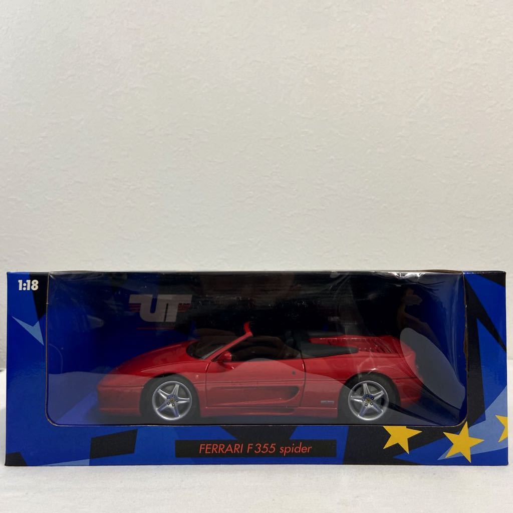 UT MODELS 1/18 Ferrari F355 Spider 1994年 Red フェラーリ スパイダー レッド スーパーカー ミニカー モデルカー_画像1