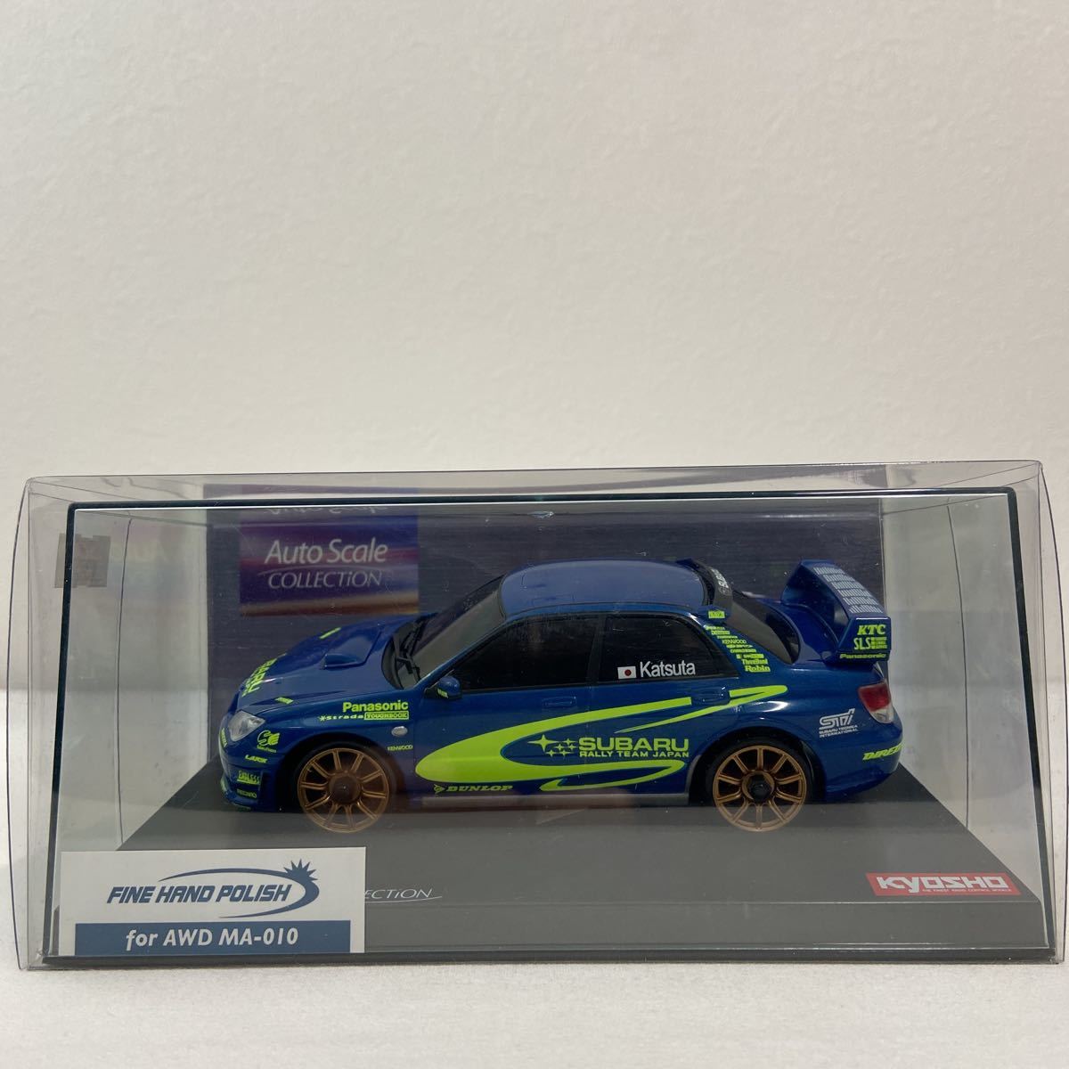 京商 MINI-Z SUBARU IMPREZA WRX STI spec C SRTJ 2007年 KATSUTA スバル インプレッサ 勝田車 ASC RCボディ 鷹目 GDB ラリーカー ミニカー_画像1