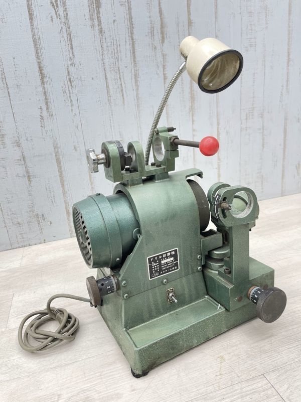 ena-ru technical research institute drill polishing machine PDM-20 operation verification settled 100V grinding record drill sharpener desk-top type power tool grinder tool grinding DIY the same day delivery 