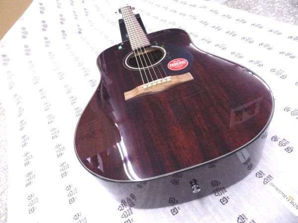 アウトレット特価 Fender フェンダー トップ単板 アコースティックギター CD-60S All-Mahogany オールマホガニー メーカー保証2年保証付の画像2