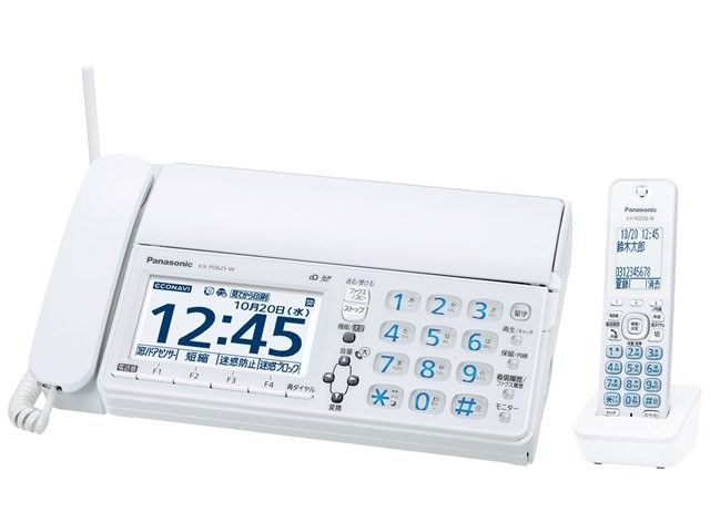 Panasonic 電話機付きFAX KX-PW607見てから印刷 ファックス - その他