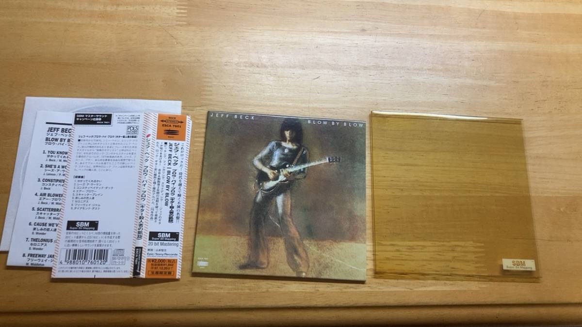 Jeff Beck Blow by Blow 国内盤CD 紙ジャケット ジェフ・ベック ブロウバイブロウ　ギター殺人者の凱旋_画像1