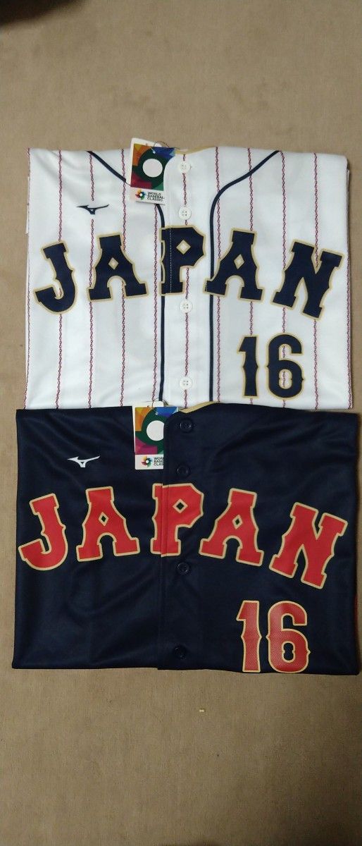 侍ジャパン 大谷翔平 レプリカユニフォーム プリント ホーム ビジター