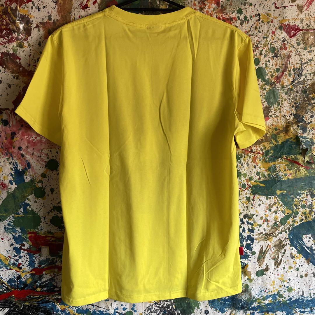 レトロ アメリカ Tシャツ 半袖 メンズ 夏 新品 個性的 リプリントイエロー ティーシャツ ビンテージ 新品 ヴィンテージ_画像3