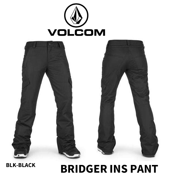 送料無料 10％OFF 22-23【 VOLCOM 】ボルコム BRIDGER INS PANT レディース スノー パンツ 正規販売店