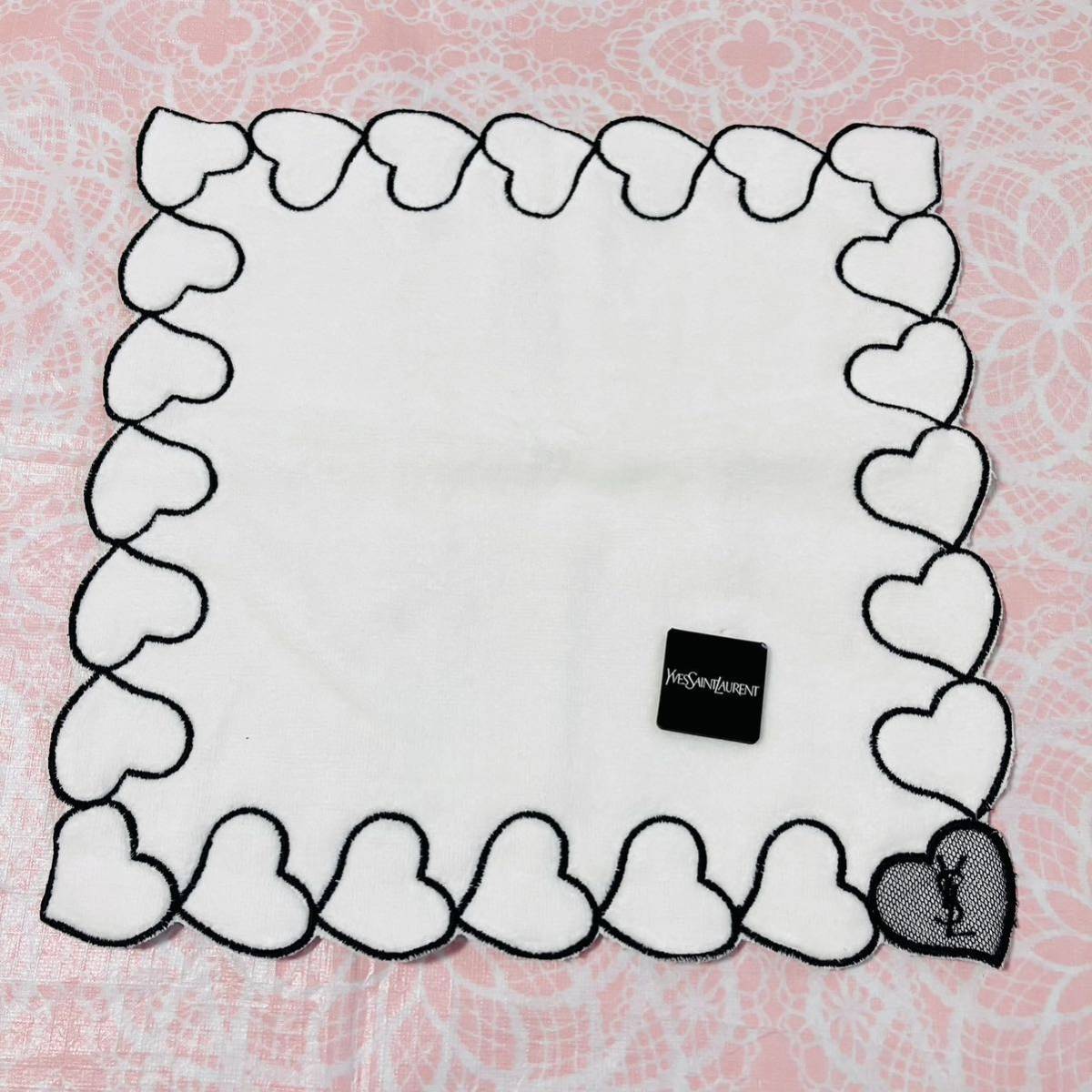 人気柄】新品2枚/イヴサンローラン/タオルハンカチ/正規品/未使用/YVES