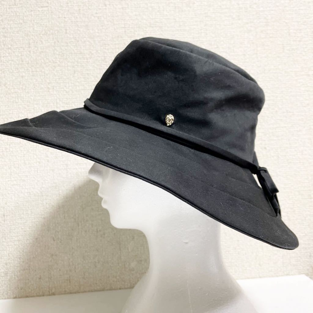 新品 ヘレンカミンスキー 帽子 袋付き 黒 D