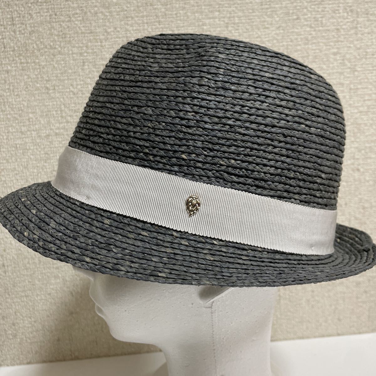 新品 ヘレンカミンスキー 帽子 ラフィア B-