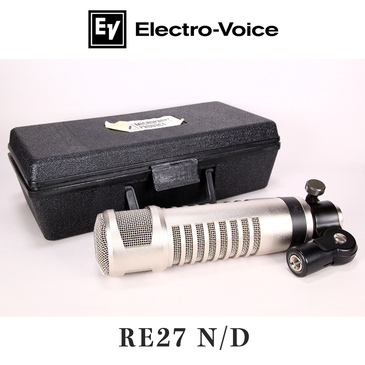 レア美品Electro Voice RE27 N/D US製プロ用ダイナミックマイクケース