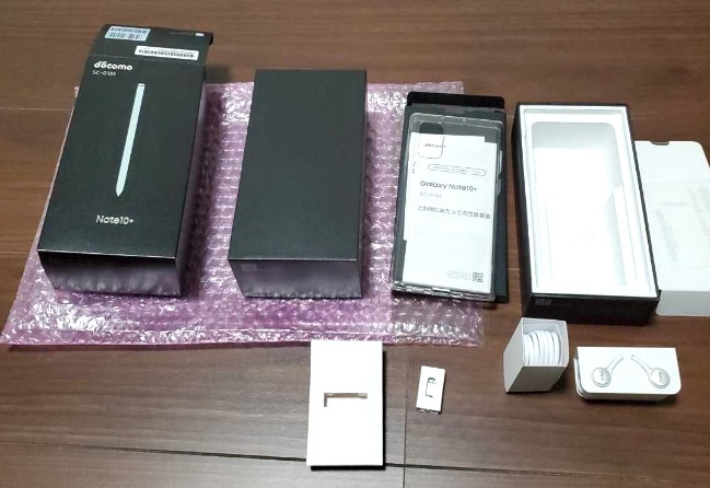 docomo Galaxy Note10+ SC-01M Aura White 256GB 付属品あり docomo Galaxy Note10+ SC-01M Aura White 256GB 付属品あり