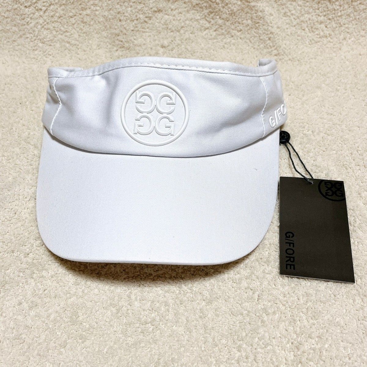 G/FORE ジーフォア 新品 ゴルフ サンバイザー ホワイト G/FORE ジーフォア 新品 ゴルフ サンバイザー ホワイト