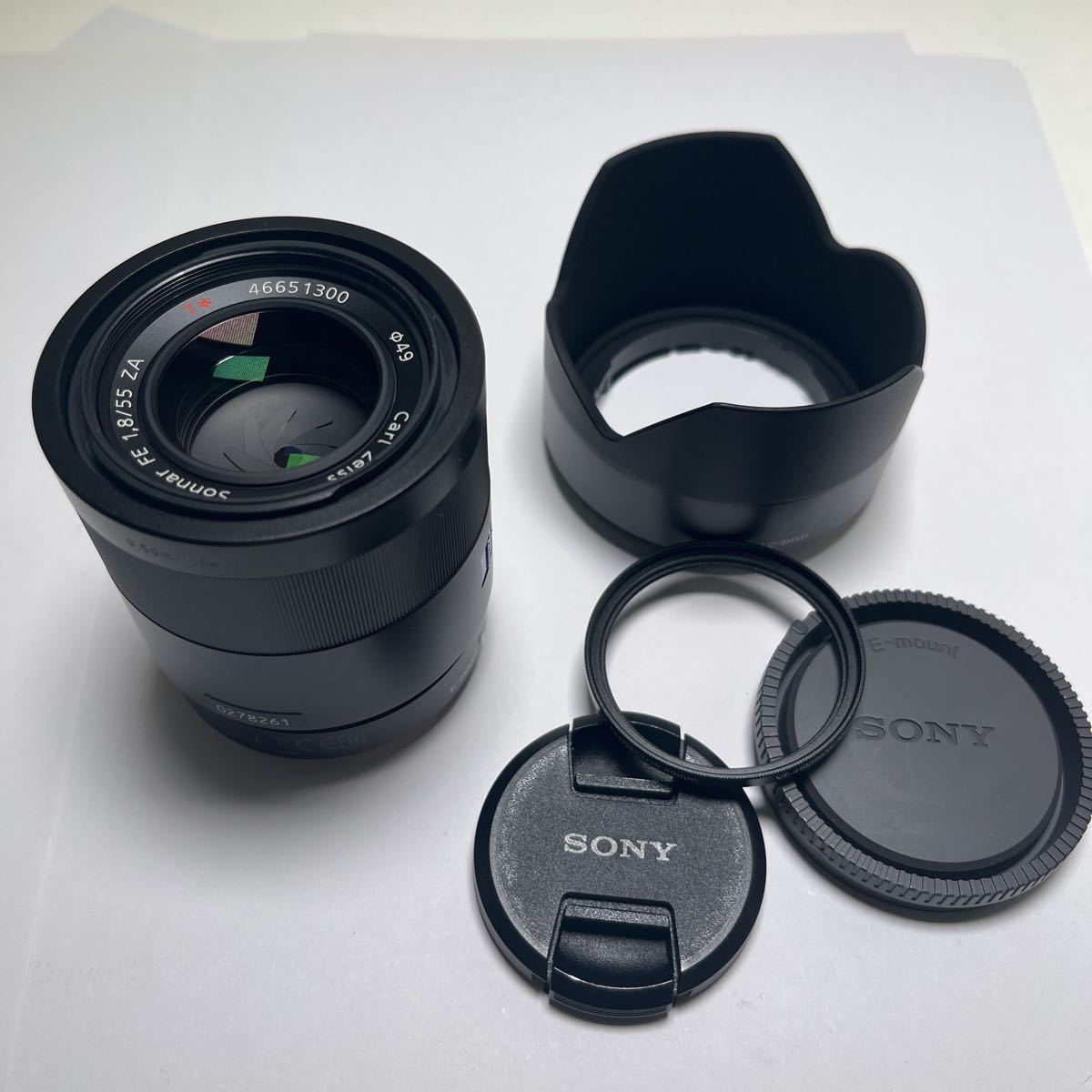 無料配達 T* Sonnar ソニー ④ FE ☆送料無料☆ zeiss cart ZA F1.8