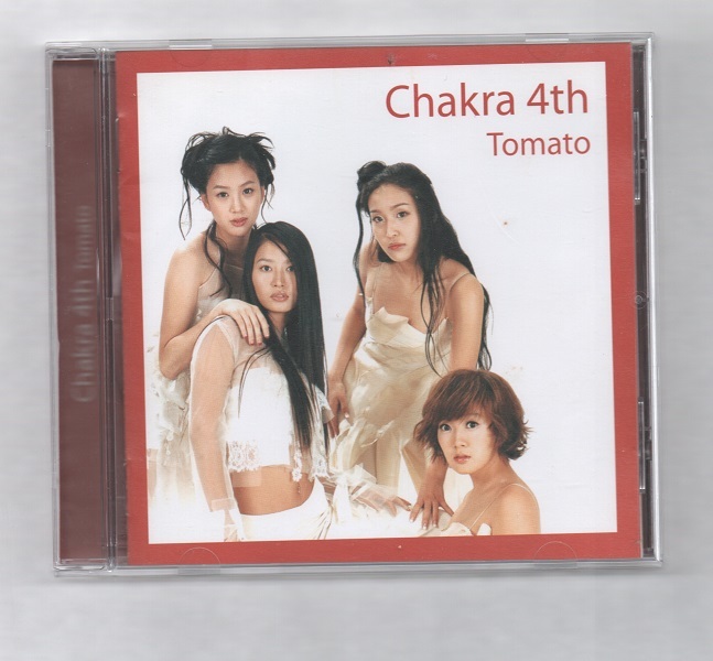 韓国CD★　Chakra　4集 「Tomato」★　ワケアリ品（CDケースは市販品の透明色のケースになります。）　　★　チャクラ、シャクラ_ケース(オモテ面)　