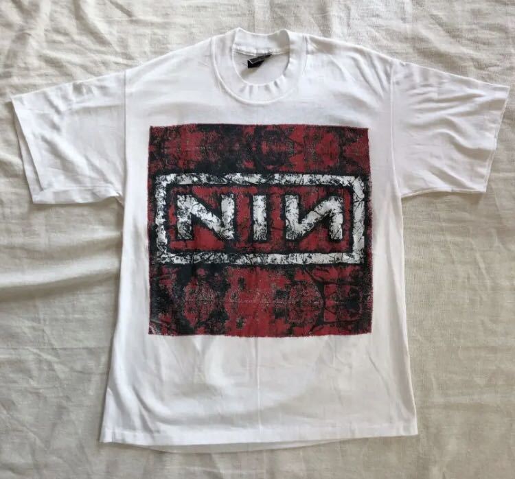 90s NIN Nine Inch Nails vintage t-shirt アメリカ製 ビンテージ 半袖 Tシャツ アニメ バンT ロック バンド 音楽 ムービー 映画