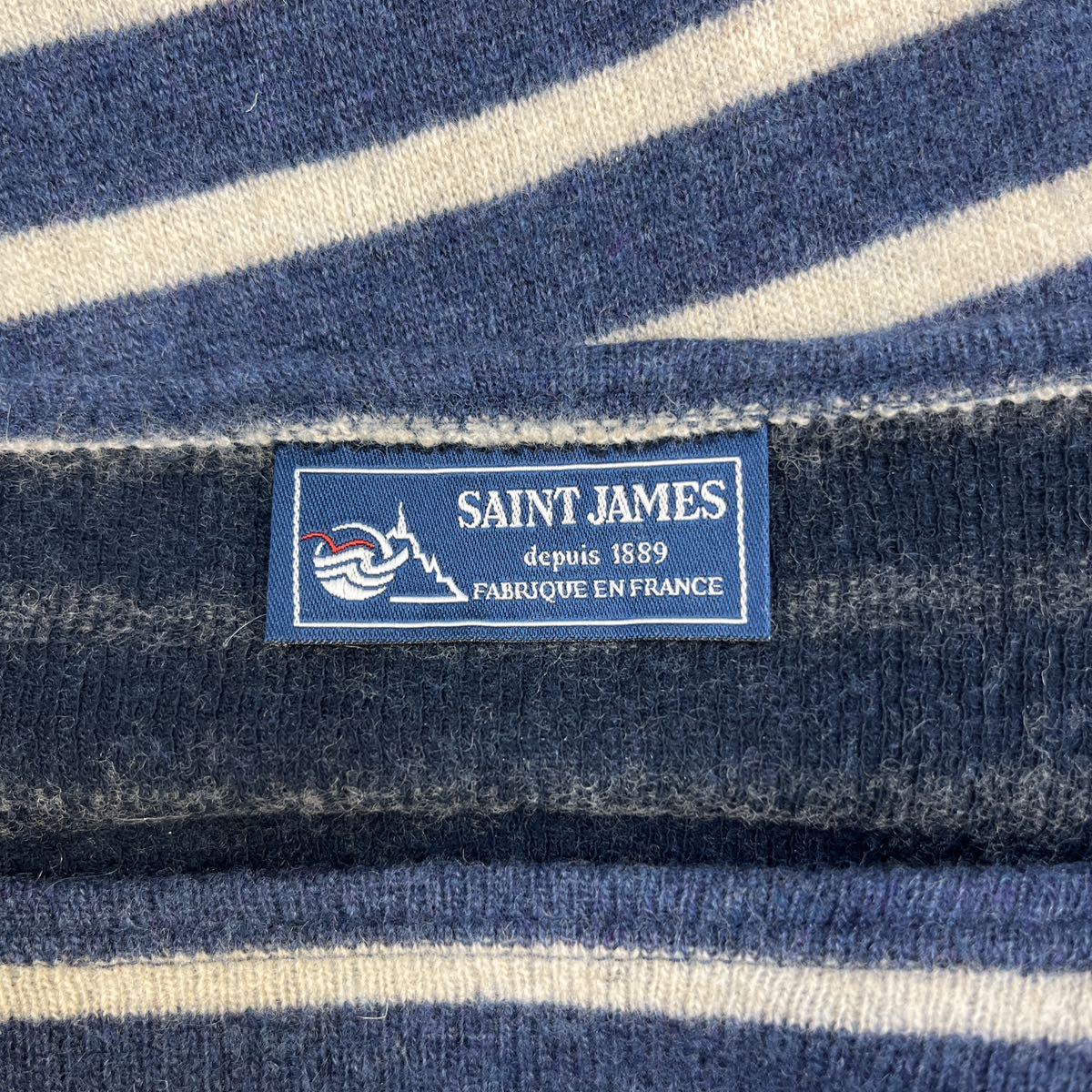 ◆美品◆フランス製 SAINT JAMES ボーダーニット サイズUS 36_画像3