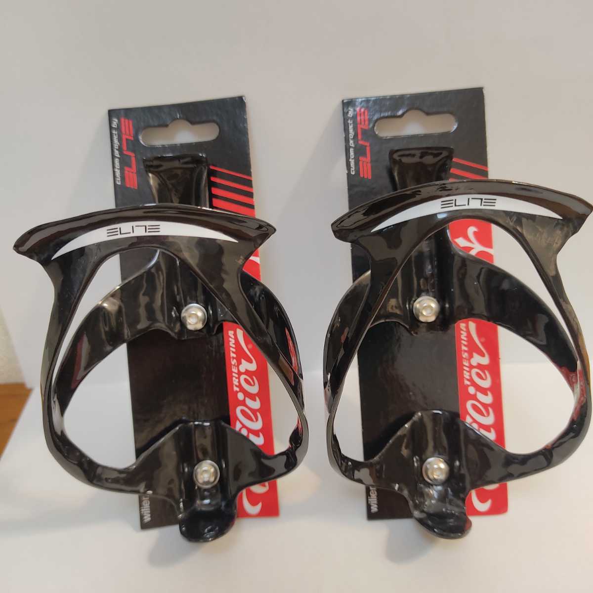 2個 エリート ウィリエール Wilier カーボン ボトルケージ 2個 エリート ウィリエール Wilier カーボン ボトルケージ