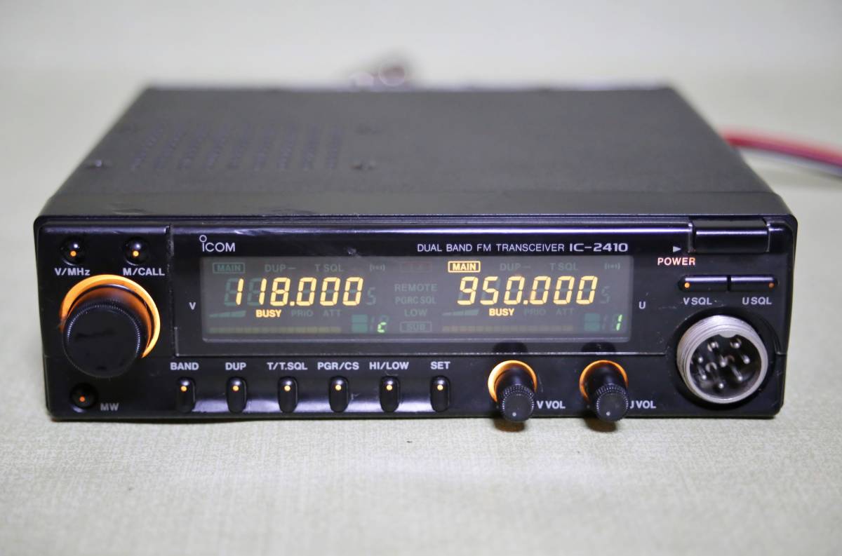 Yahoo!オークション - アイコム IC-2410 144/430MHz 受信改造 Yahoo!オークション - アイコム IC-2410 144/430MHz 受信改造