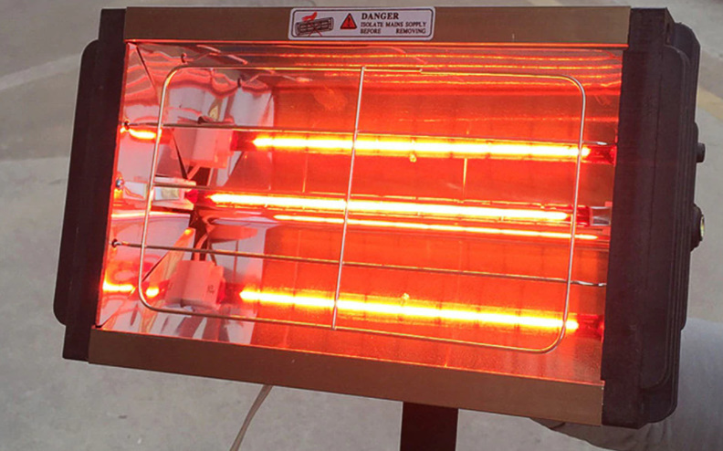 送料無料 赤外線塗装ランプ 1000W 片手持ち可能 短波ヒーター ベーキングランプライト 乾燥ランプ_画像6