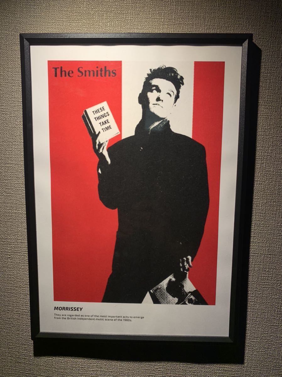 THE SMITHS モリッシー スミスA4 ポスター 額付き 送料込み UK ⅰ