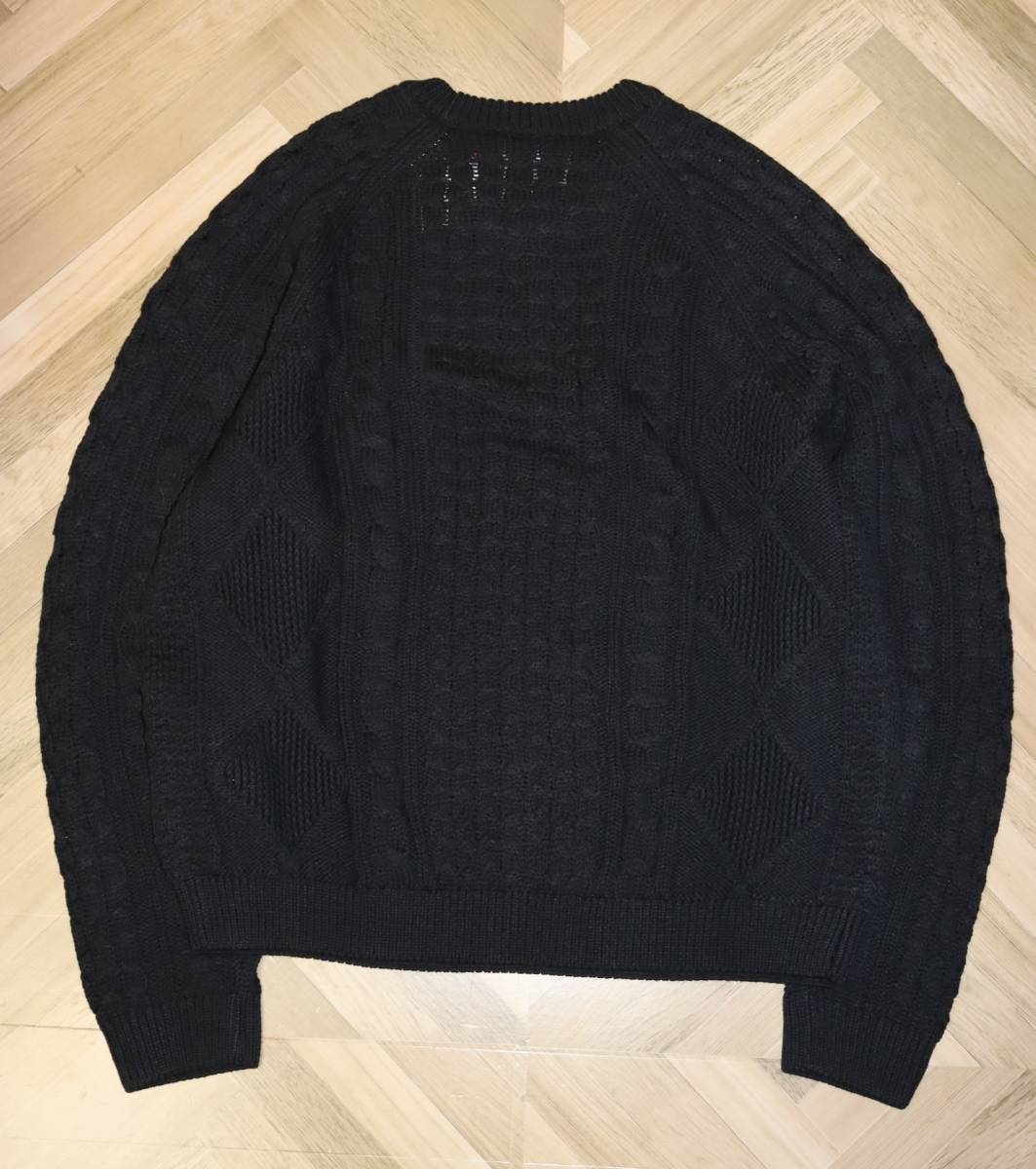 送料無料 即決【未使用】 NIKE CABLE KNIT SWEATER LS (XLサイズ