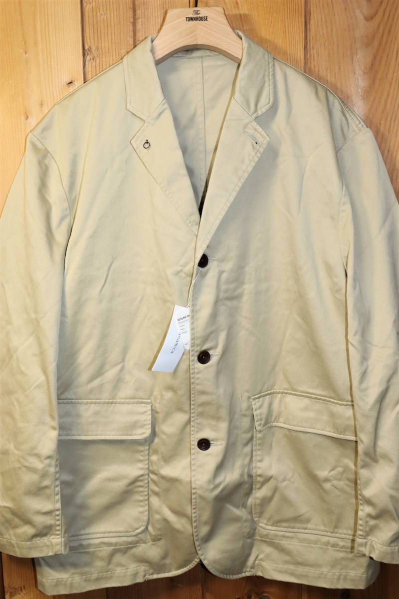 送料無料 即決【未使用】 nanamica ★ 長谷川昭雄 A.H Big Chino Club Jacket (Lサイズ) ★ ナナミカ SUAS095 税込定価5万6100円 日本製_画像4