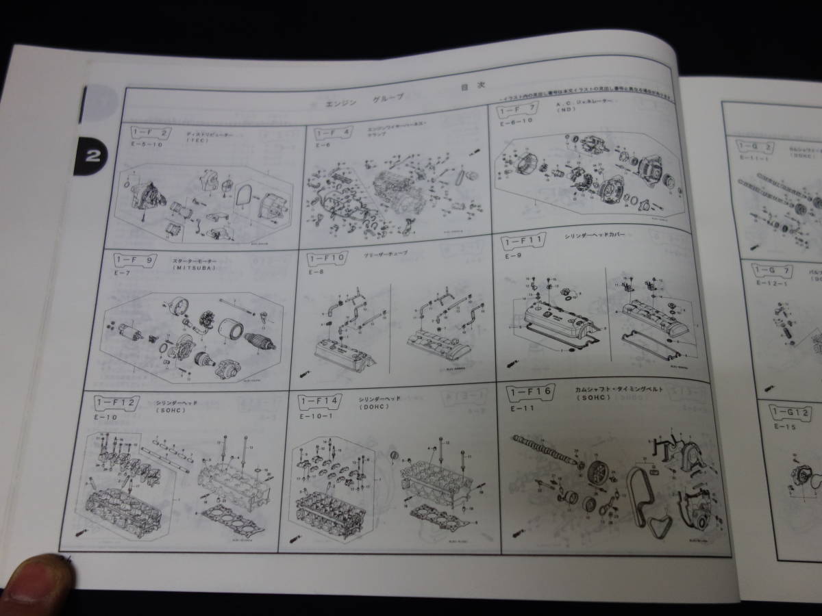 【￥800 即決】ホンダ アスコットイノーバ / CB3 / CB4 / CC4 / CC5型 純正 パーツカタログ / パーツリスト / 4版 / 1994年【当時もの】_画像4