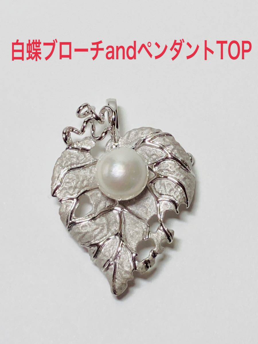 きますので 南洋 白蝶 パール ブローチ and ペンダント TOP のブローチ