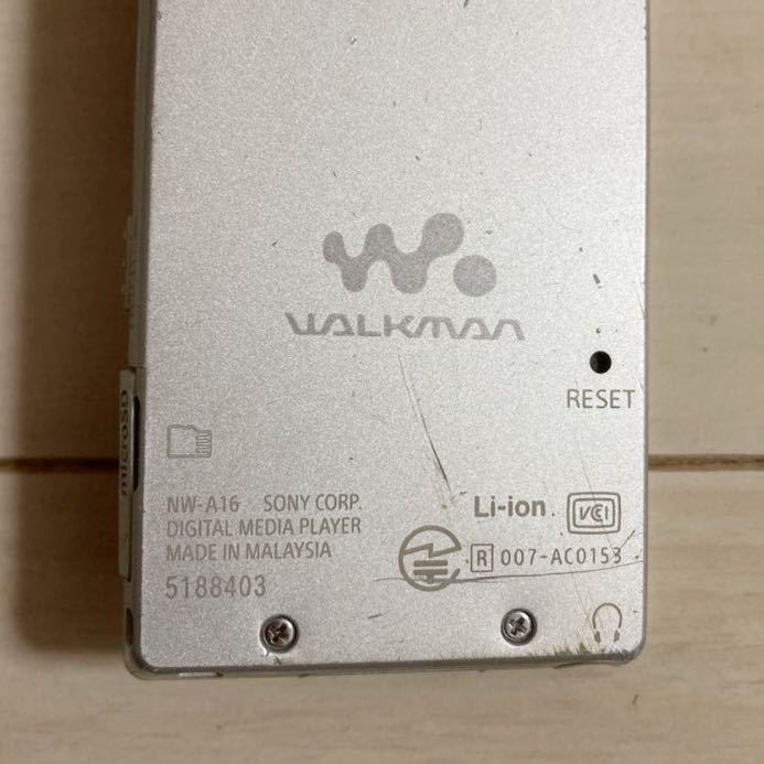 SONY walkman NW-A16 32GB 本体 初期化 Hi-Res Bluetooth ウォークマン ソニー ハイレゾ シルバー NW 送料無料_画像5